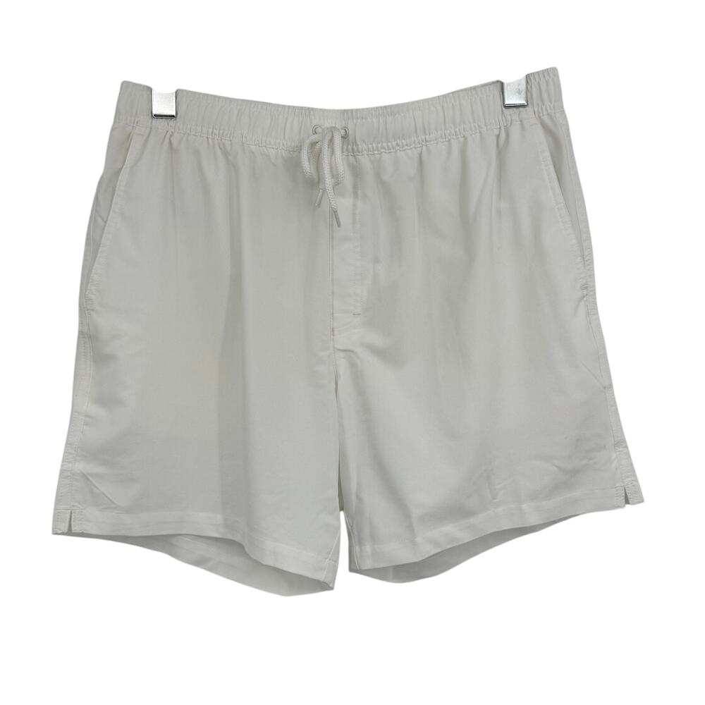 MeUndies swim shorts men's XL trunks outdoor active white